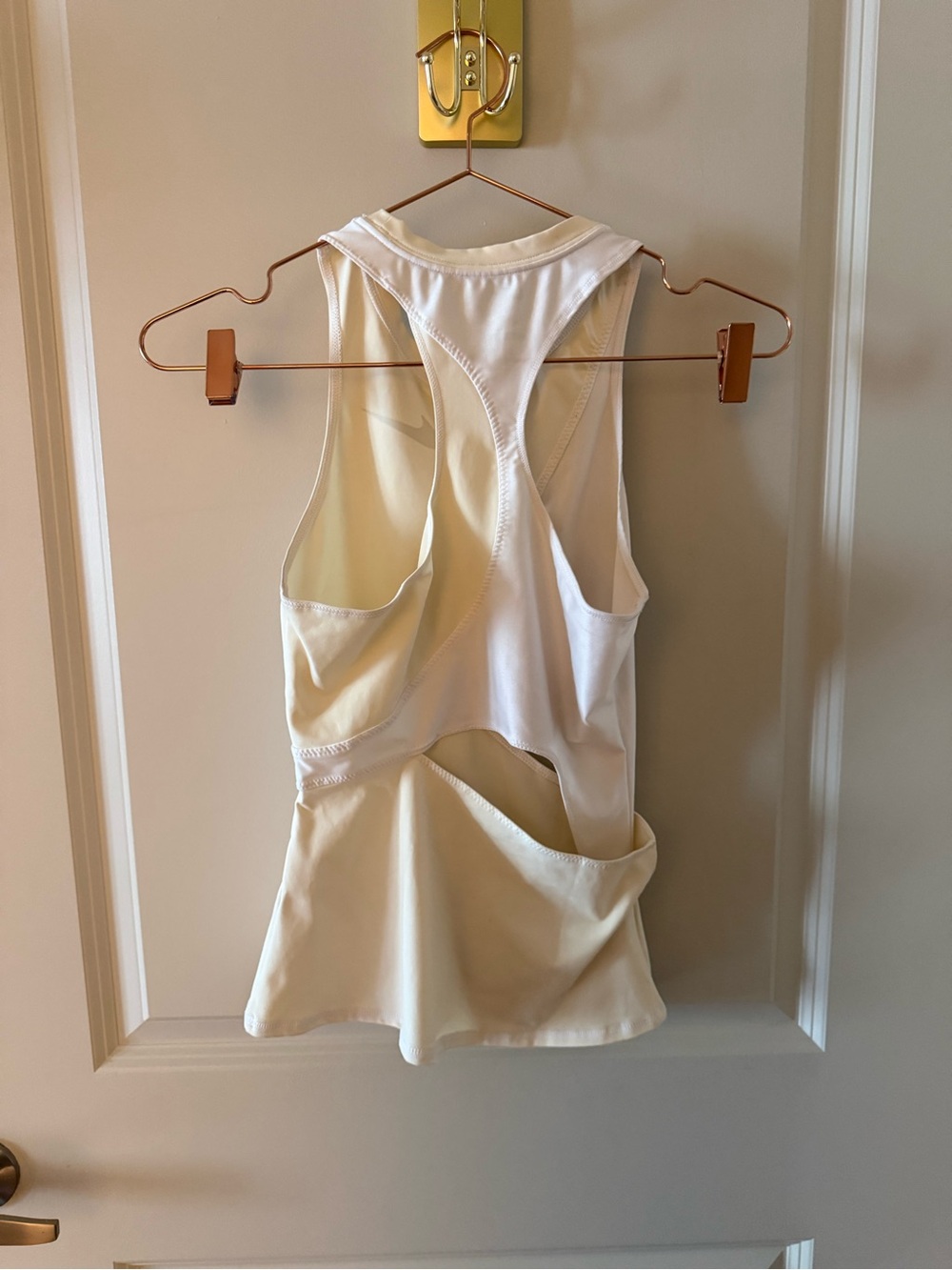 NikeCourt 2022 Paris Slam Dri-FIT Cutout Tennis Tank XS Coconut Milk - Picture 5 of 7